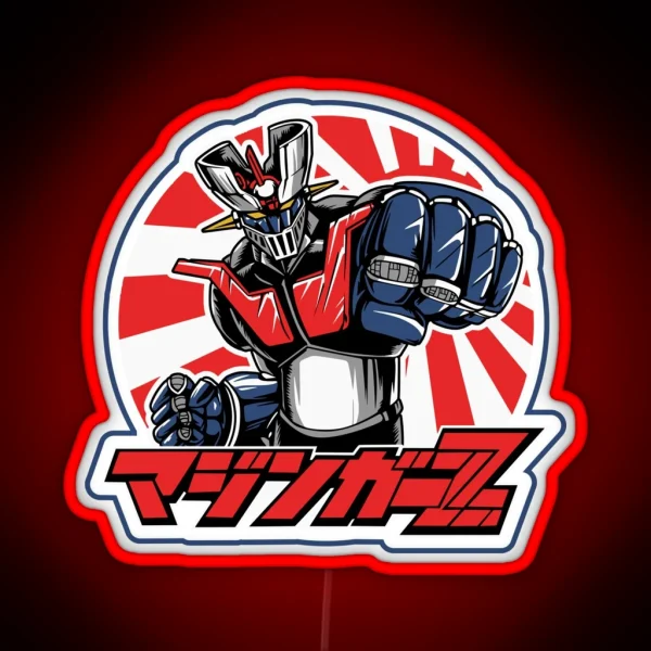 Mazinger Fist RGB Neon Sign