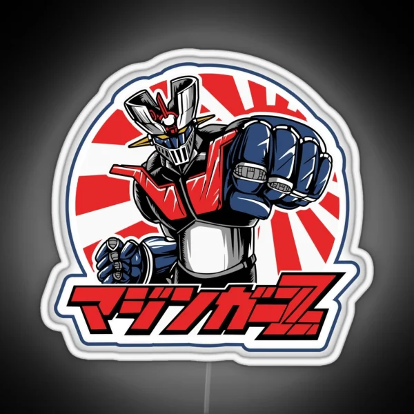 Mazinger Fist RGB Neon Sign