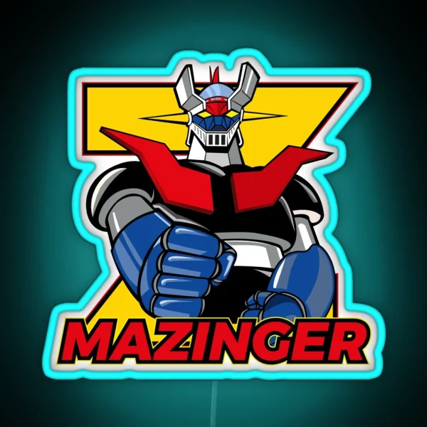 Mazinger Robot Mazinger Z RGB Neon Sign