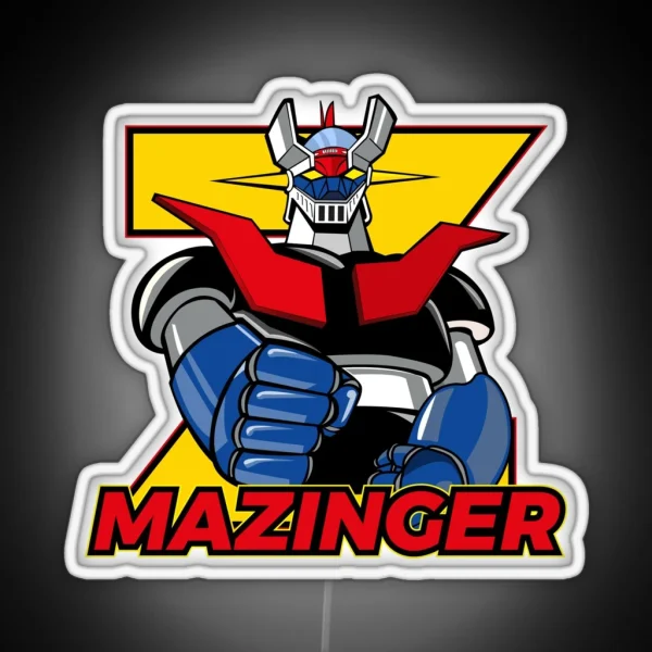 Mazinger Robot Mazinger Z RGB Neon Sign