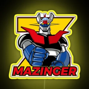 Mazinger Robot Mazinger Z RGB Neon Sign