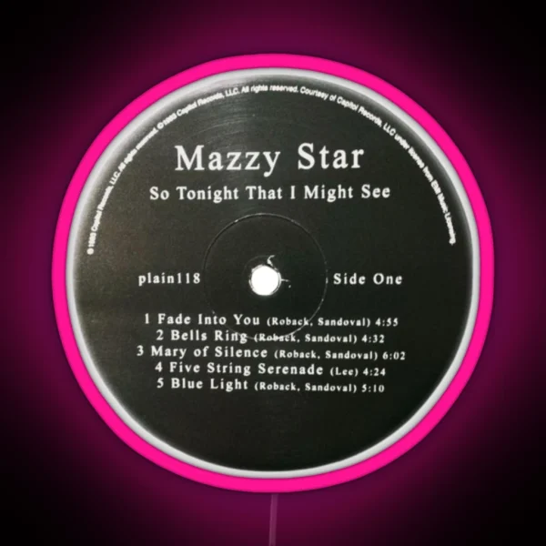Mazzy Star Cd RGB Neon Sign