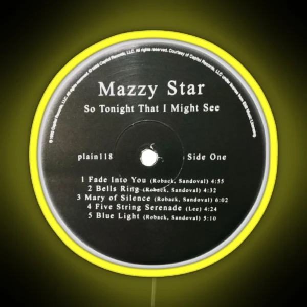 Mazzy Star Cd RGB Neon Sign