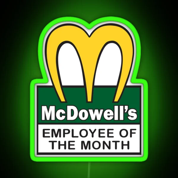 Mcdowell S Employee Of The Month RGB Neon Sign