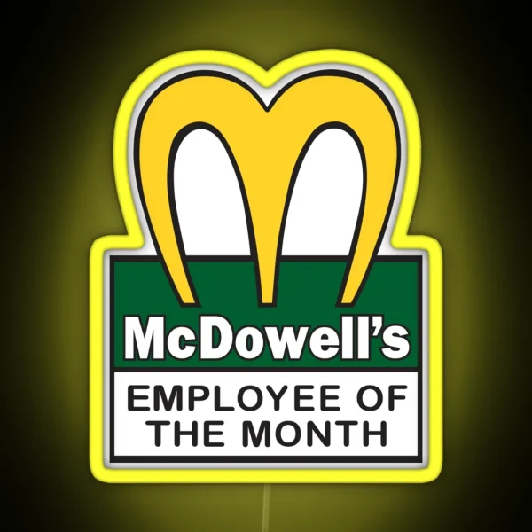 Mcdowell S Employee Of The Month RGB Neon Sign