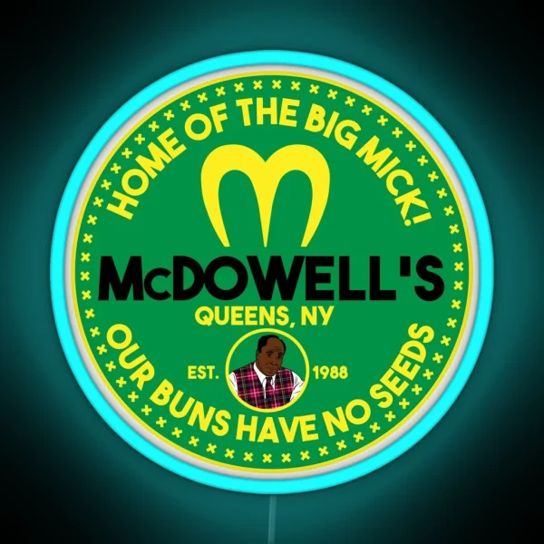 Mcdowell S Logo RGB Neon Sign