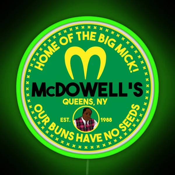 Mcdowell S Logo RGB Neon Sign