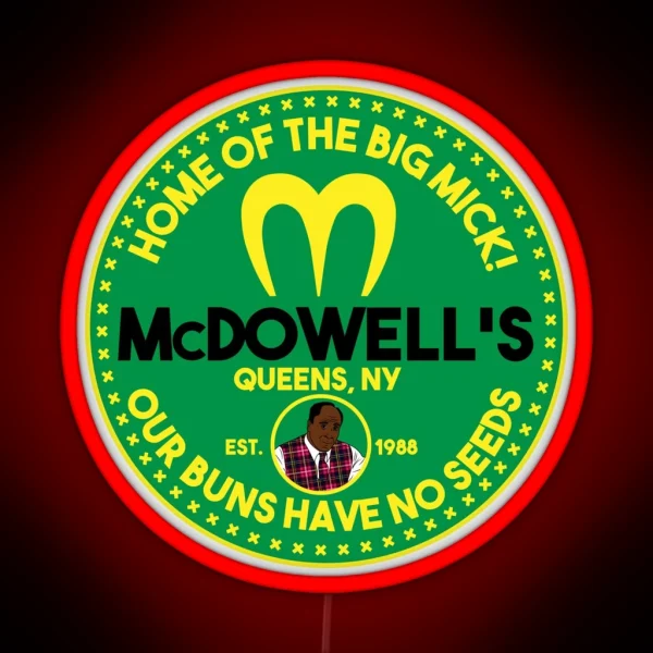 Mcdowell S Logo RGB Neon Sign