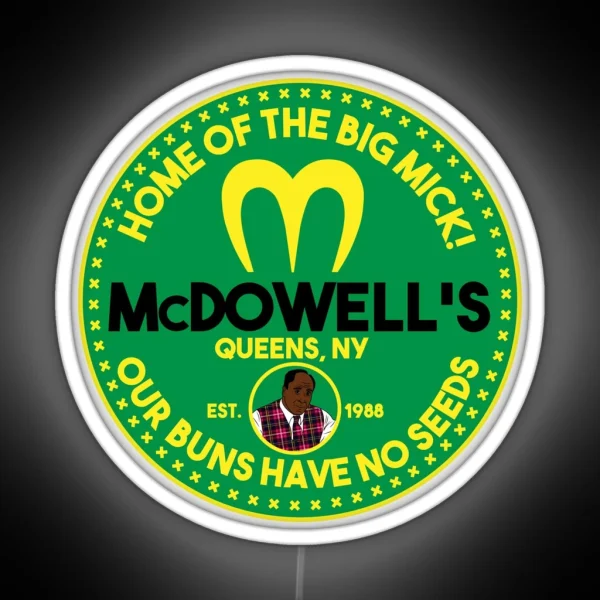 Mcdowell S Logo RGB Neon Sign