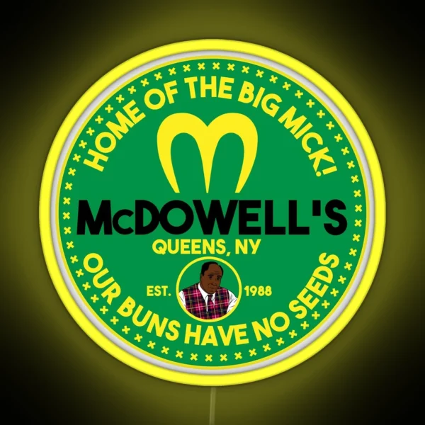 Mcdowell S Logo RGB Neon Sign