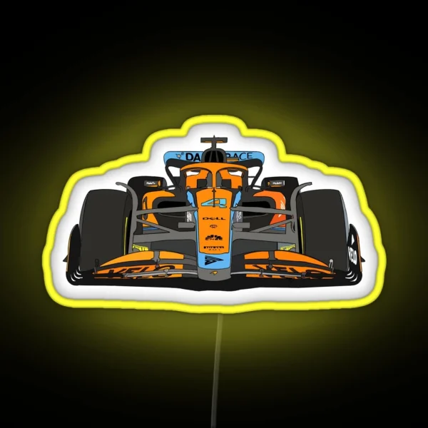 Mclaren Car RGB Neon Sign