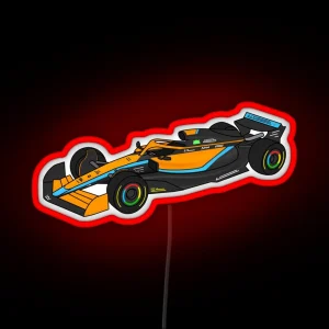 Mclaren Formula One Race Car RGB Neon Sign