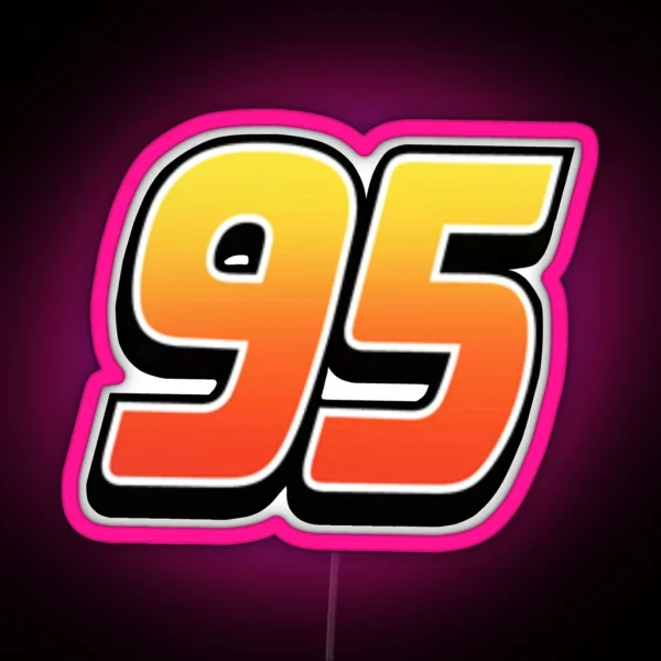 Mcqueen 95 RGB Neon Sign