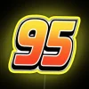 McQueen 95 Personalized RGB Neon Sign with Vintage Car Theme