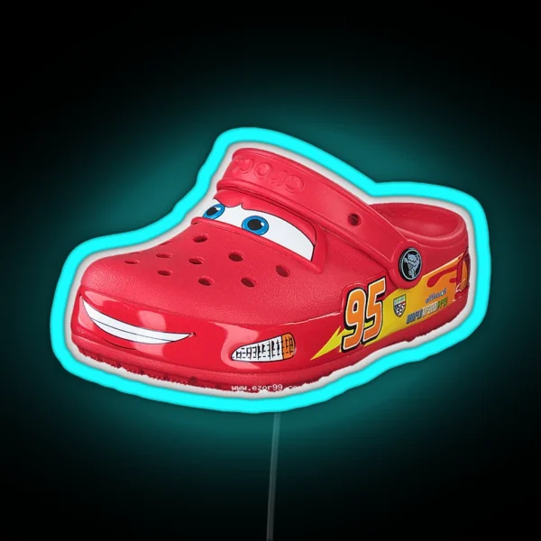 Mcqueen Croc RGB Neon Sign