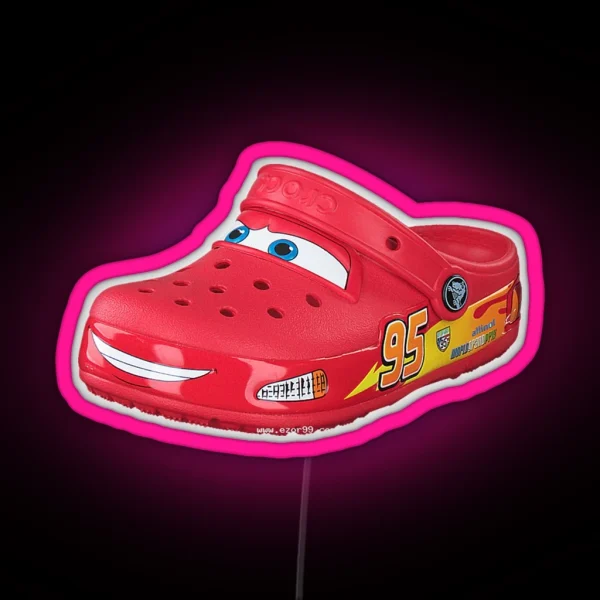 Mcqueen Croc RGB Neon Sign