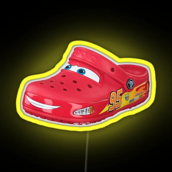 Mcqueen Croc RGB Neon Sign