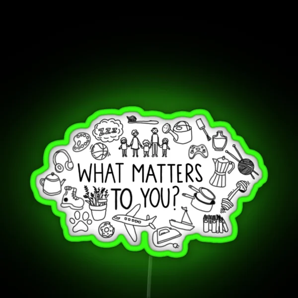 Meaningful Occupations RGB Neon Sign