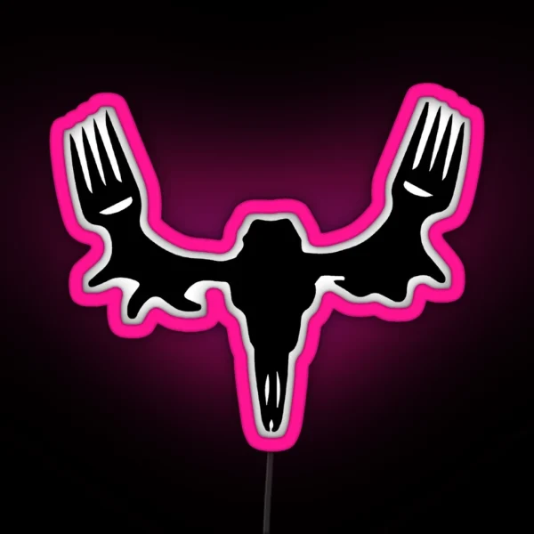 Meat Eater Skull RGB Neon Sign