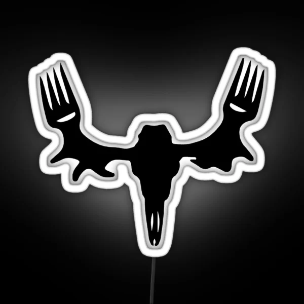 Meat Eater Skull RGB Neon Sign