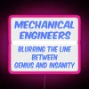 Neon RGB LED Canvas Sign for Engineer's Office Decor Humor