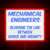 Add some humor to your workspace with quirky mechanical engineer decor.