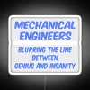 Laughter meets logic in this mechanical engineer's colorful office decor.