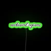 Modern Mechanical Engineering Inspiration Decor Wall Sign with RGB Lighting
