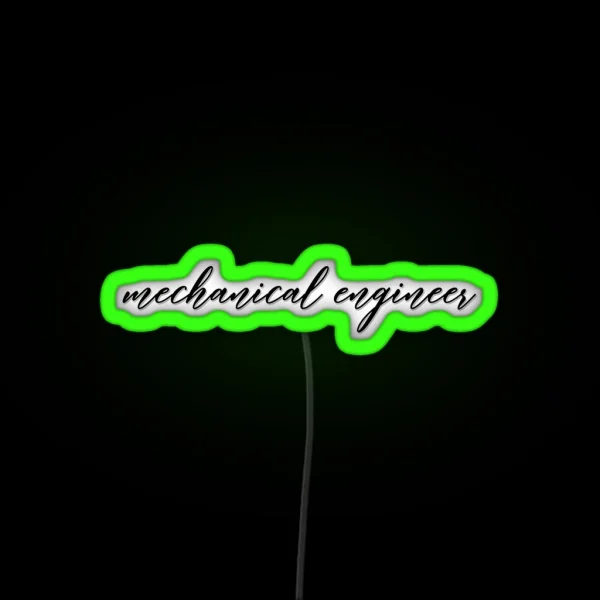 Mechanical Engineer RGB Neon Sign