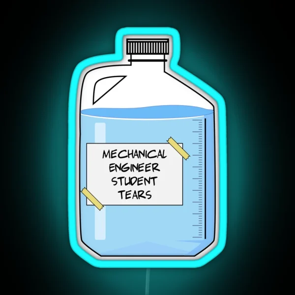Mechanical Engineer Student Funny Mechanical Engineer RGB Neon Sign