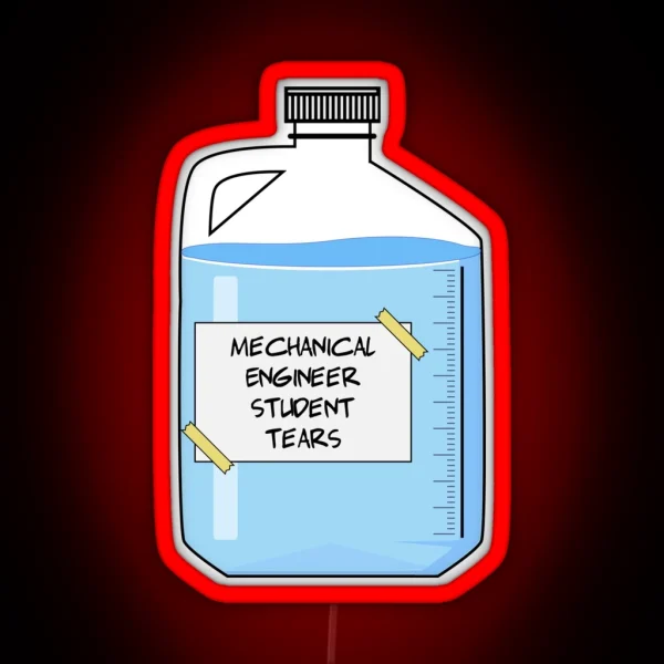 Mechanical Engineer Student Funny Mechanical Engineer RGB Neon Sign