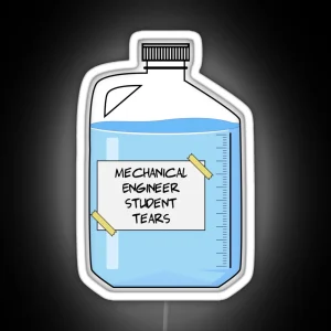 Mechanical Engineer Student Funny Mechanical Engineer RGB Neon Sign