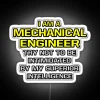 High-Tech Neon Sign for Intelligent Mechanical Engineers and Students Workspace