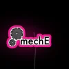 Mechanical Engineering MechE Logo Illuminated Neon Sign in Vibrant RGB Colors