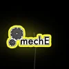 Meche MECH E Mechanical Engineering Department Logo RGB Neon Sign