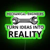 Vibrant RGB Neon Signs Inspired by Mechanical Engineers' Creative Vision