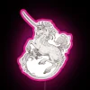 Medieval Unicorn Inspired Vibrant Color Changing Neon Sign Art Display
