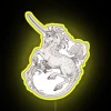 Vintage Renaissance themed medieval LED unicorn RGB neon signage decoration