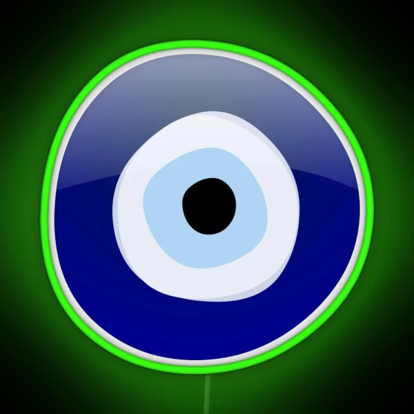 Mediterranean Evil Eye Protection RGB Neon Sign