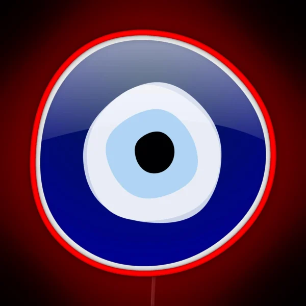 Mediterranean Evil Eye Protection RGB Neon Sign