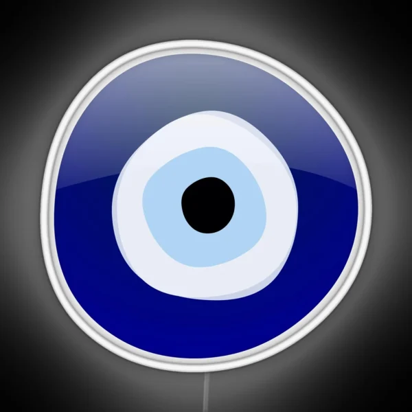 Mediterranean Evil Eye Protection RGB Neon Sign