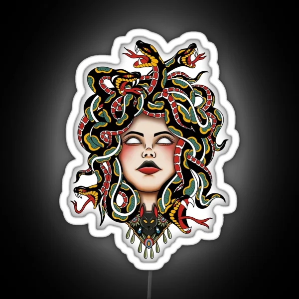 Medusa Old School RGB Neon Sign