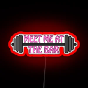 Meet Me At The Bar RGB Neon Sign