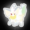 Electric Eevee Evolution Glows with Vibrant Neon Colorful Illumination Light