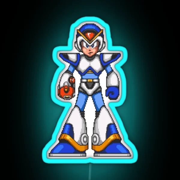 Mega Man RGB Neon Sign