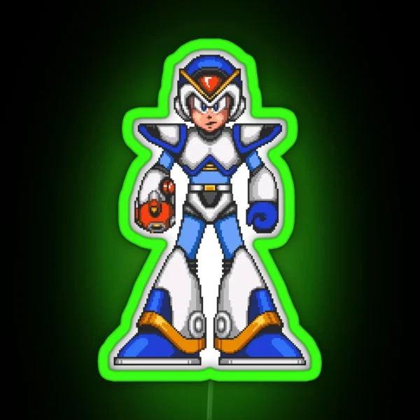 Mega Man RGB Neon Sign