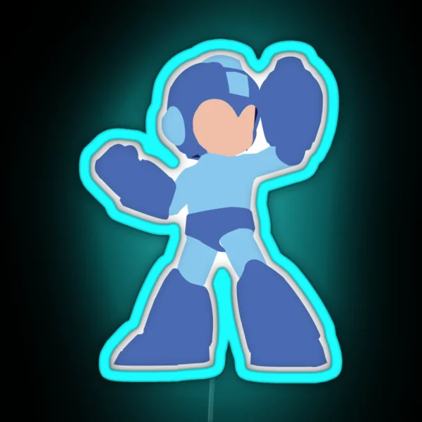 Mega Man RGB Neon Sign