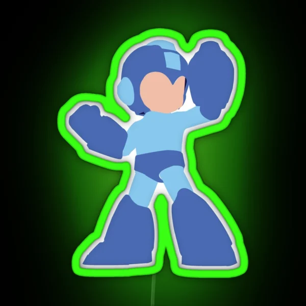 Mega Man RGB Neon Sign