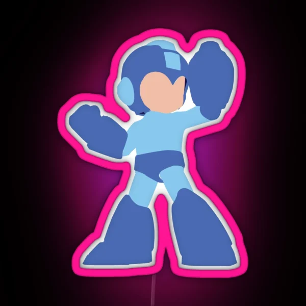 Mega Man RGB Neon Sign