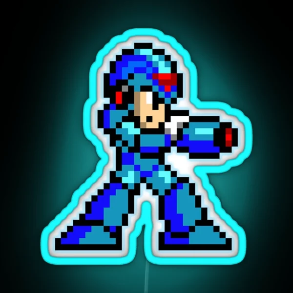 Mega Man X RGB Neon Sign